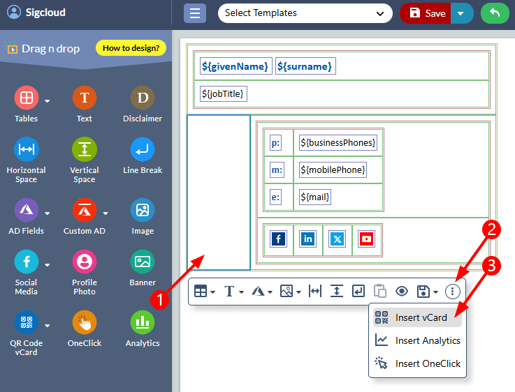 Select file tab Select file tab