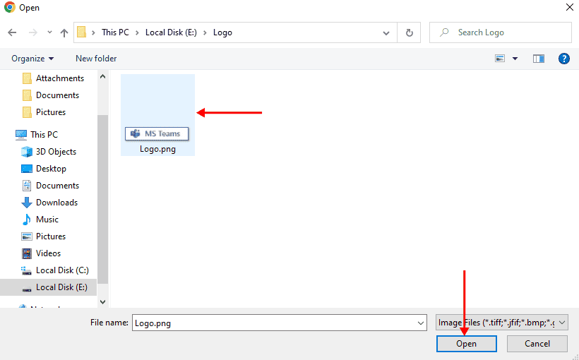 Select the logo Select the logo