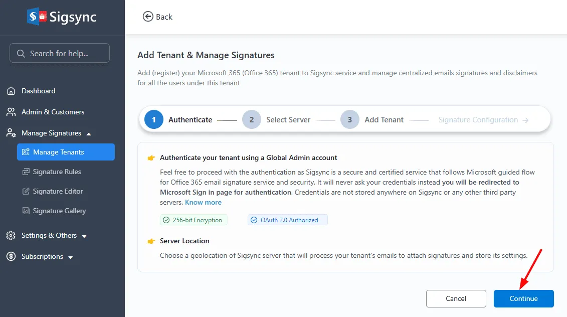 Authenticate Authenticate