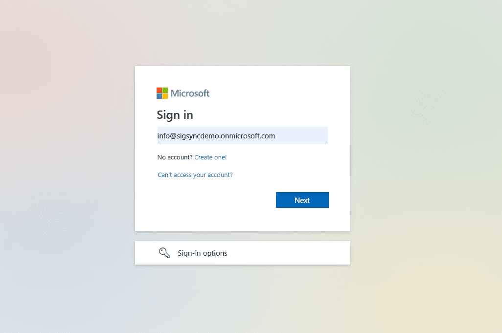 Microsoft Authentication Microsoft Authentication