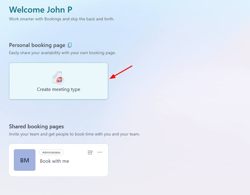 Create meeting type