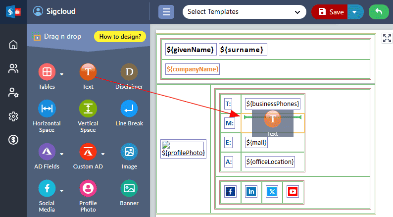 Drag and drop text Drag and drop text