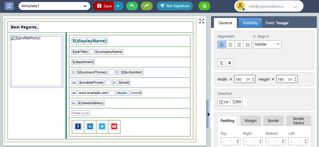 Modify Template Modify Template