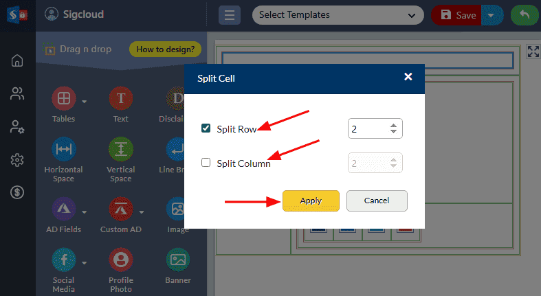 Click apply Click apply